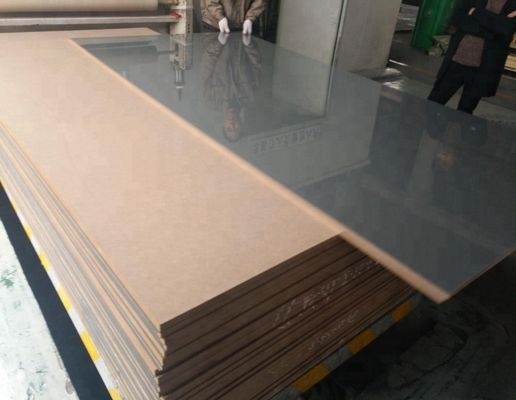 scratch resistant high gloss acrylic MDF panel , 1220*2440*19mm